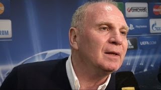 Nach Zittersieg Hoeneß platzt der Kragen „Spielen schönen Dreckquot  Bundesliga Aktuell [upl. by Nocam103]