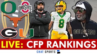 College Football Playoff Top 25 Rankings 2024 LIVE [upl. by Molloy]