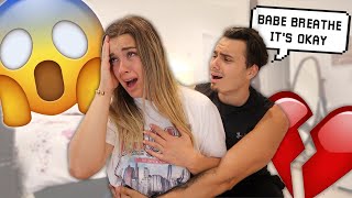 PANIC ATTACK PRANK ON BOYFRIEND CUTE REACTION [upl. by Aicenert514]