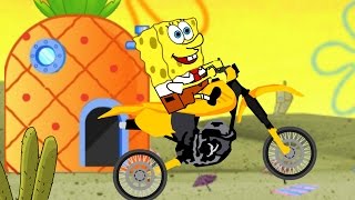 Y8 GAMES TO PLAY  SPONGEBOB BIKE Driving Y8 game 2016 [upl. by Rafaj225]