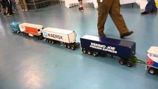 scaled down rc road train at AMRA show 4612MOV [upl. by Pietra]