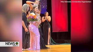 Morgan Baird Crowned Miss Nebraska 2023 [upl. by Eiten]