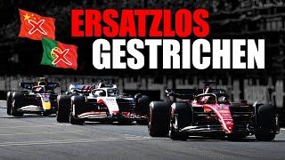 Formel 1 Rennkalender 2023 Ein Grand Prix ersatzlos gestrichen [upl. by Nittirb732]