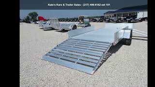 2022 Aluma Utility Trailer 8114SR 81X14 Single Axle Side [upl. by Crystie]