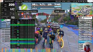 Zwift  Race Zwift Racing League  Open EMEAE Western East Division 2 C on Glyph Heights [upl. by Takken]