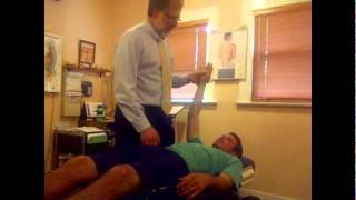 Chiropractic Treatment With Muscle Testing Part 1 of 2 [upl. by Lac]