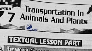 7th class science 7th lessonTransportation in Animals and plantsquestion and answersguidenote [upl. by Avuha]