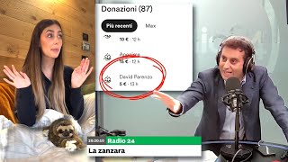 Michelle Comi lancia una colletta Parenzo tra i donatori  La Zanzara 7102024 [upl. by Sieber292]