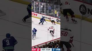 2022 NHL Season New Jersey Devils Vs Vancouver Canucks NHL 23 Simulation [upl. by Gottlieb130]