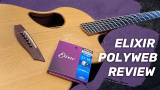 ELIXIR POLYWEB  Acoustic Guitar Strings Review and PlayThrough [upl. by Aihsit]