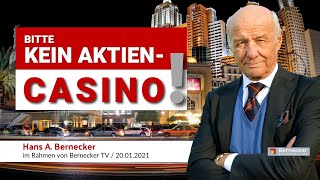 Bitte kein AktienCasino  Hans A Bernecker im Gespräch [upl. by Albric618]