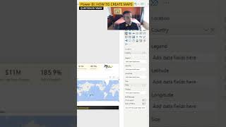 Power BI How to Use Maps Visual QampA with Vinny Shorts [upl. by Penhall]