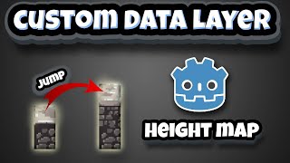 2D Heightmap using Custom Data Layer in Godot 4 [upl. by Elleirb275]