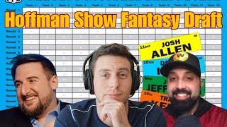 LIVE Fantasy Football Draft  The Hoffman Show Fantasy League [upl. by Merrie635]