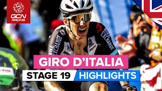 Giro dItalia Stage 19 Highlights [upl. by Zoubek]