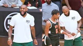 Bryce James DOMINATES With LeBron As COACH 🔥 [upl. by Kalman]