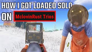 Soloing Mclovin Calebs Server  Rust Console [upl. by Acinemod955]