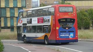 Stagecoach East ADL Enviro400 at Trumpington  19618 AE10BYJ [upl. by Odlonyer]