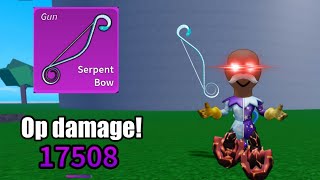 Serpent bow is underrated  Blox fruits Mobile PvP [upl. by Hong]