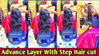 Advance Layer With Step Hair cut haircut hair hairstyle [upl. by Notfa831]