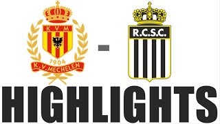 KV Mechelen vs Charleroi 52 Highlights  Pro League 202425 [upl. by Skeie]