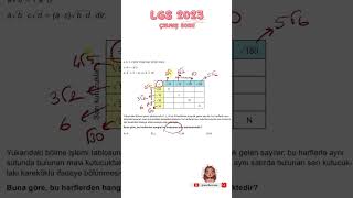 LGS 2023’DE ÇIKMIŞ SORU… 8sınıf lgs lgsmatematik çıkmışsorular [upl. by Langille]