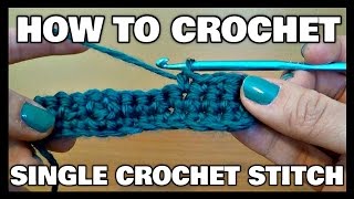 How to Crochet For Beginners  Single Crochet Stitch  Kristins Crochet Tutorials [upl. by Etnovaj]