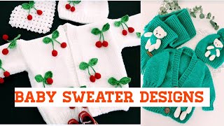 cute🥰🥰 baby sweater designs idea of baby woolen sweater designs [upl. by Ajnin]