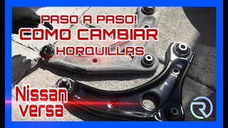 Cómo cambiar HORQUILLAS original💯 FACIL NISSAN VERSAMARCH SENSE ADVANCE EXCLUSIVE [upl. by Durante]