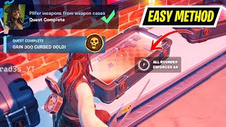 How to EASILY Pilfer weapons from weapon cases Fortnite [upl. by Trow]