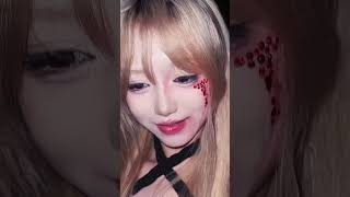 Bl00dy Halloween Makeup halloween makeup beauty makeupartist douyinbeauty [upl. by Welles362]