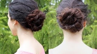 Tutoriel coiffure  chignon tressé pour lété [upl. by Bierman]