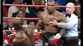 Mike Tyson Vs Evander Holyfield II  Due to frequent headbutts  Highlights 1997 [upl. by O'Donovan]