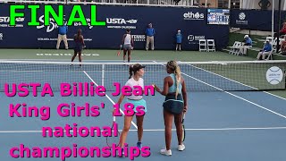 USTA girls 18 national championships 🔥 JovicGrant vs OsuigweLyengar 🎾 USTA tennis 2024 🔥 [upl. by Cassaundra]