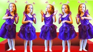 Five Little Fairies jumping on the bed  Super Simple Nursery Rhymes Kids Songs [upl. by Oinesra961]