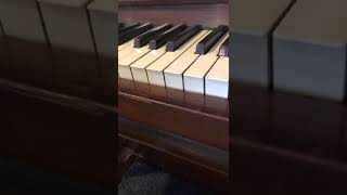 piano found in an frith store It has problems with some of the Keys and is out of tune [upl. by Venator536]