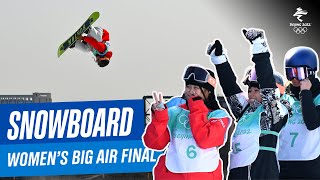 Snowboard  Womens Big Air Final  Full Replay  Beijing2022 [upl. by Jamill534]