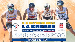 CHAMPIONNATS DE FRANCE SKI DE FOND DÉTÉ  FINALES U20SEN [upl. by Darci]