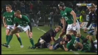 NZ Maori vs Ireland  Haka amp tries [upl. by Ocinemod]