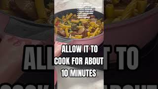 ONE POT SAUSAGE amp PASTA onepot sausage pasta easymeal easydinner [upl. by Jamie]