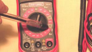 How to use a Multimeter for beginners  KK4WW [upl. by Kenaz]