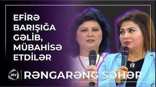 Efirdə GƏRGİN ANLAR  quotArvadına de mumlasınquot  Aşıqların mübahisəsi böyüdü  Rəngarəng Səhər [upl. by Neret]