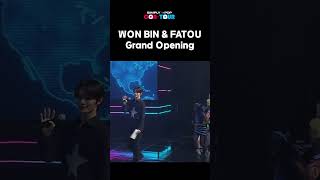 WONBIN amp FATOU s 🎊Grand Opening🎊 SimplyKPop CONTOUR [upl. by Hplar]