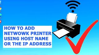 How to Add a Network Printer using the Hostname or IP Address in Windows10 प्रिंटर कैसे ऐड करते हैं [upl. by Studdard]