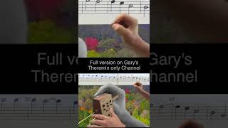 JARDIN FEERIQUE Fairy Garden by Ravel claravox Theremin youtubeshorts [upl. by Eardnoed]