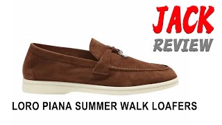 LORO PIANA SUMMER WALK LOAFERS SUEDE GOATSKIN UNBOXING REVIEW [upl. by Auhsej832]