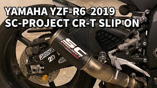 【YZFR6】SCPROJECT CRT Exhaust Sound [upl. by Marilyn]