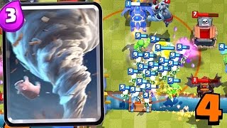 Clash Royale  TORNADO New Card Gameplay feat Nickatnyte [upl. by Shelden843]