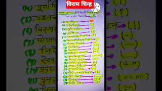 Viram chinh  hindi grammar  shorts [upl. by Ahsiat]