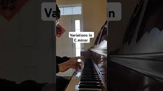 Variations in C minor piano music musician variations composing composer darkacademia [upl. by Nelyahs]